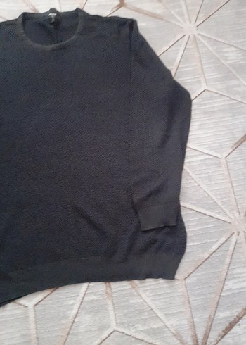 xxl Beden Gri Erkek Keten Triko Sweatshirt