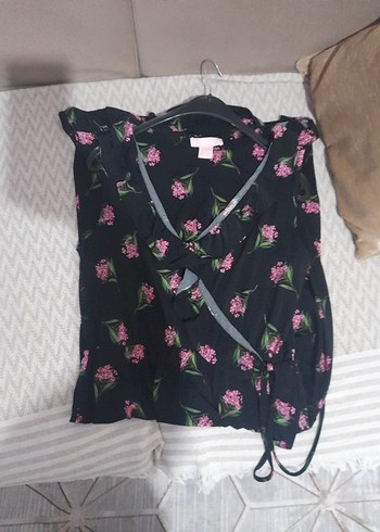 Çiçek Desenli sirt  Kadın Elbise - Görsel 6