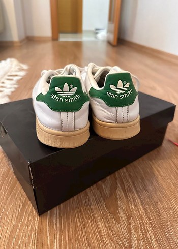 Adidas Beyaz Yeşil erkek Spor Ayakkabı - Görsel 2