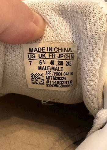 Adidas Beyaz Yeşil erkek Spor Ayakkabı - Görsel 3