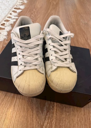 erkek Beyaz Adidas Spor Ayakkabı - Görsel 3