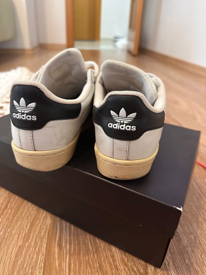 erkek Beyaz Adidas Spor Ayakkabı - Görsel 2