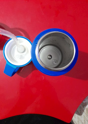 flt& JUMP  into life Çocuklar için renkli mavi termos şişe - Görsel 7