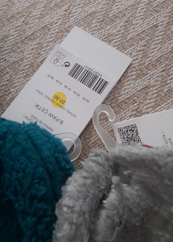 Çocuk Gri Çorap Seti patik çeşitleri - Görsel 6