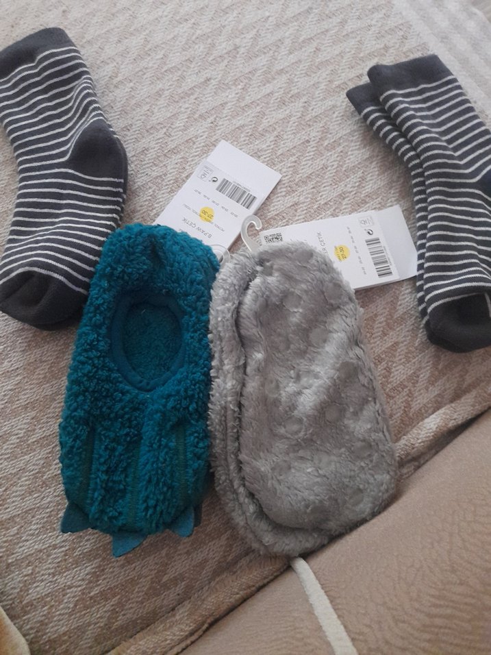 Çocuk Gri Çorap Seti patik çeşitleri - Görsel 5