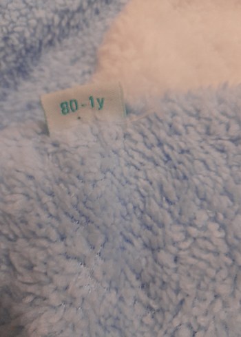 Mavi peluş Bebek Tulumu - Görsel 6