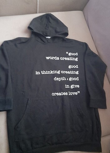 Kadın siyah sweatshirt 
