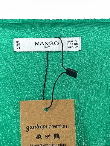 s Beden yeşil Renk Mango Kısa Elbise %70 İndirimli.