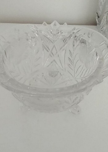 Şeffaf Desenli Cam Vitage - Görsel 2