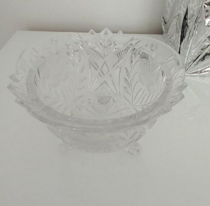 Şeffaf Desenli Cam Vitage - Görsel 2