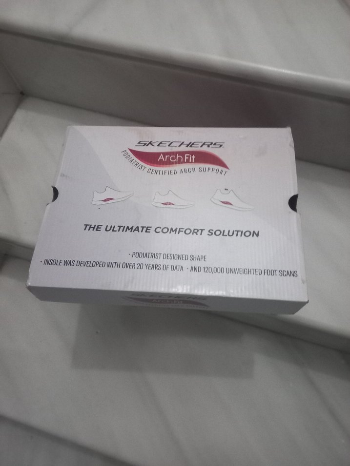 Orjinal Kadın Skechers Beyaz Bağcıklı Spor Ayakkabı - Görsel 4