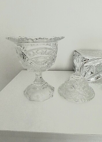 Alman Kristali Walther Glass Vintage - Görsel 2