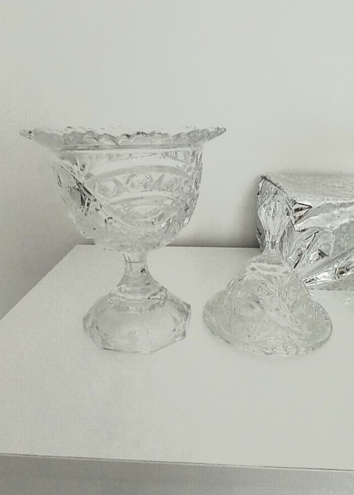 Alman Kristali Walther Glass Vintage - Görsel 2