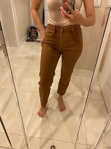 Stradivarius KAHVE JEAN