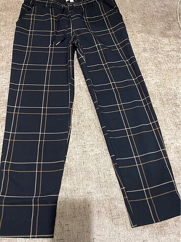 H&M Desenli Kumaş Pantolon