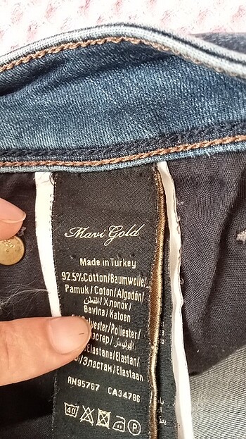 26 Beden mavi Renk Kot pantolon