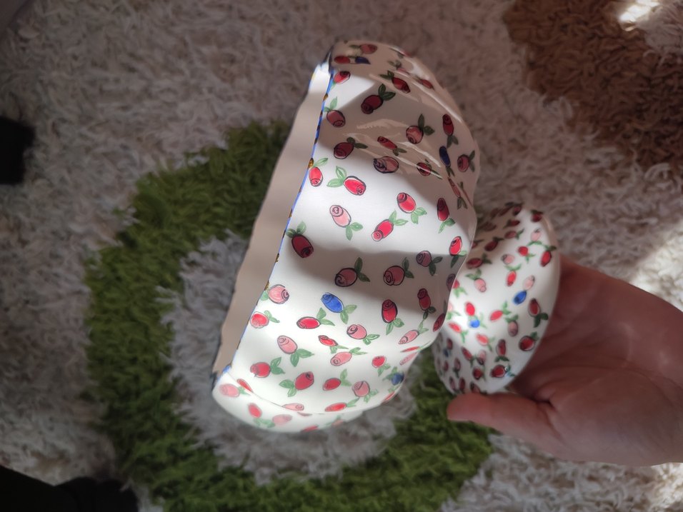 Çiçek Desenli Renkli meyve kase yada dekor - Görsel 5