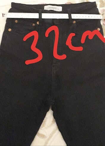 ZARA 24 BEDEN SİYAH JEAN