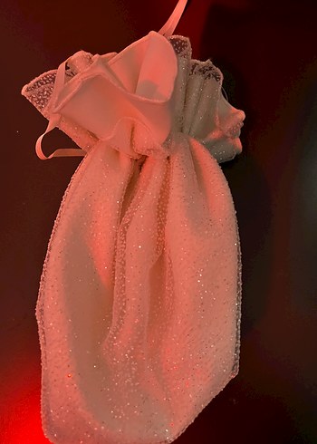 Beyaz Fırfırlı Bohem Vintage Gelinlik Aksesuarı - Görsel 2