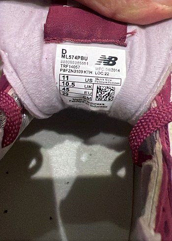 New Balance erkek bordo Spor Ayakkabı - Görsel 8