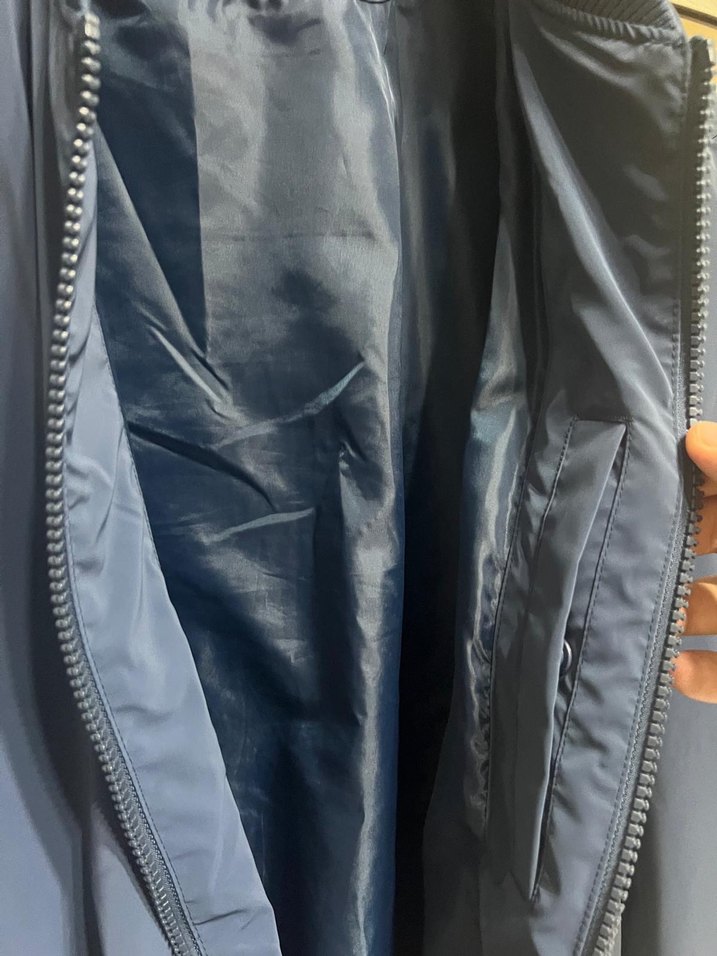 Zara Erkek Mavi hakim yaka ceket - Görsel 3