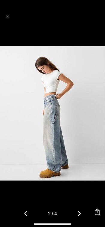 Bershka baggy jean - Görsel 2
