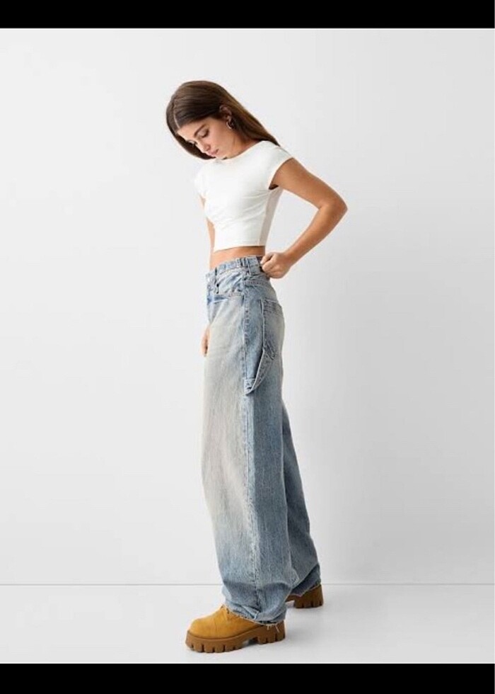 Bershka baggy jean - Görsel 2