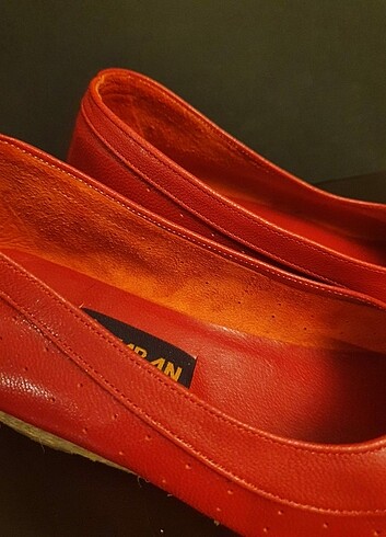 37 Beden kırmızı Renk Kırmızı Dolgu Topuk Bodrum Ayakkabısı 