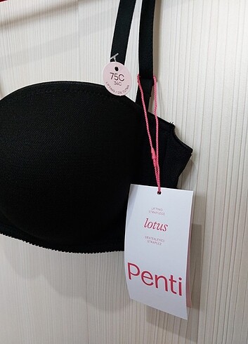 m Beden Penti Lotus 75C Siyah Sütyen