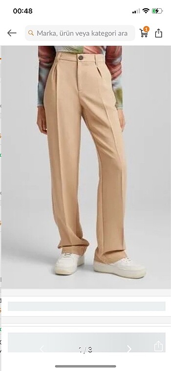 Bershka wide leg pantolon