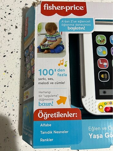  Beden Fisher price eğitici tablet