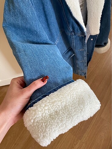 Zara Kürklü Kot Ceket