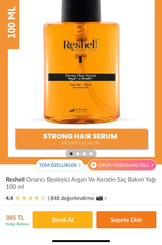 Reshel  Saç Serumu - Görsel 2