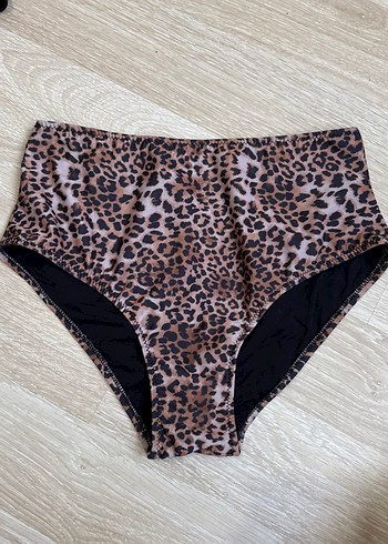 Diğer Leopar Desenli Yüksek Bel Bikini Altı
