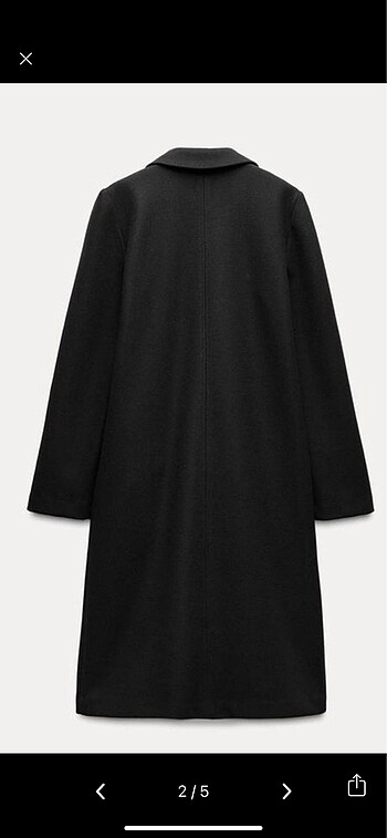 xl Beden Zara ceket trenç mont