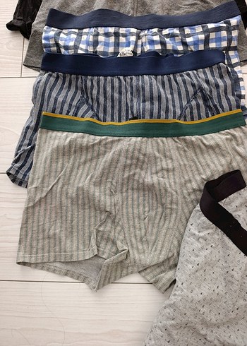 l Beden gri Renk 6 adet Gri Erkek Boxer - MANSCAPED Penti