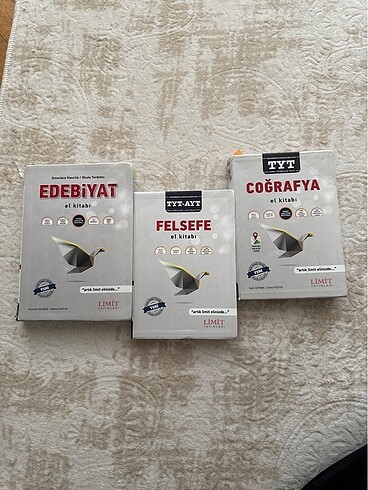 Limit Yayınları El Kitapları 3 tane