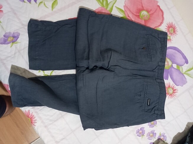 33 Beden Dockers erkek yazlık keten pantolon 33-32