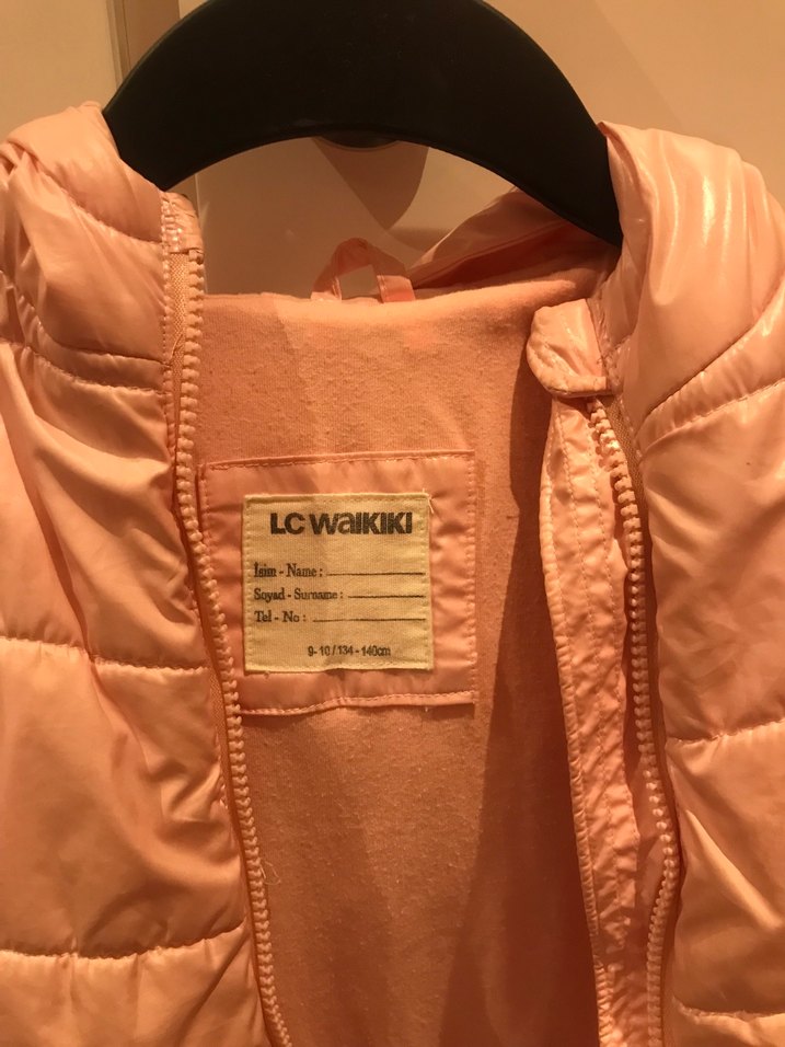 Kız Çocuk Parlak Pembe Fermuarlı Yelek - Görsel 5