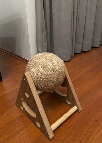 Bej Kedi Oyuncak Topu - Görsel 2