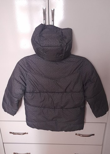 8 Yaş Beden Kapüşonlu Fermuarlı Erkek Çocuk Gri Zara Mont