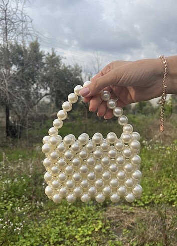 Short Pearl Çanta
