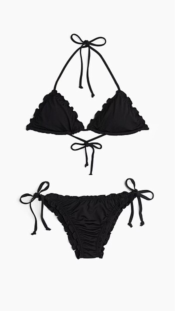 H&M siyah bikini takımı