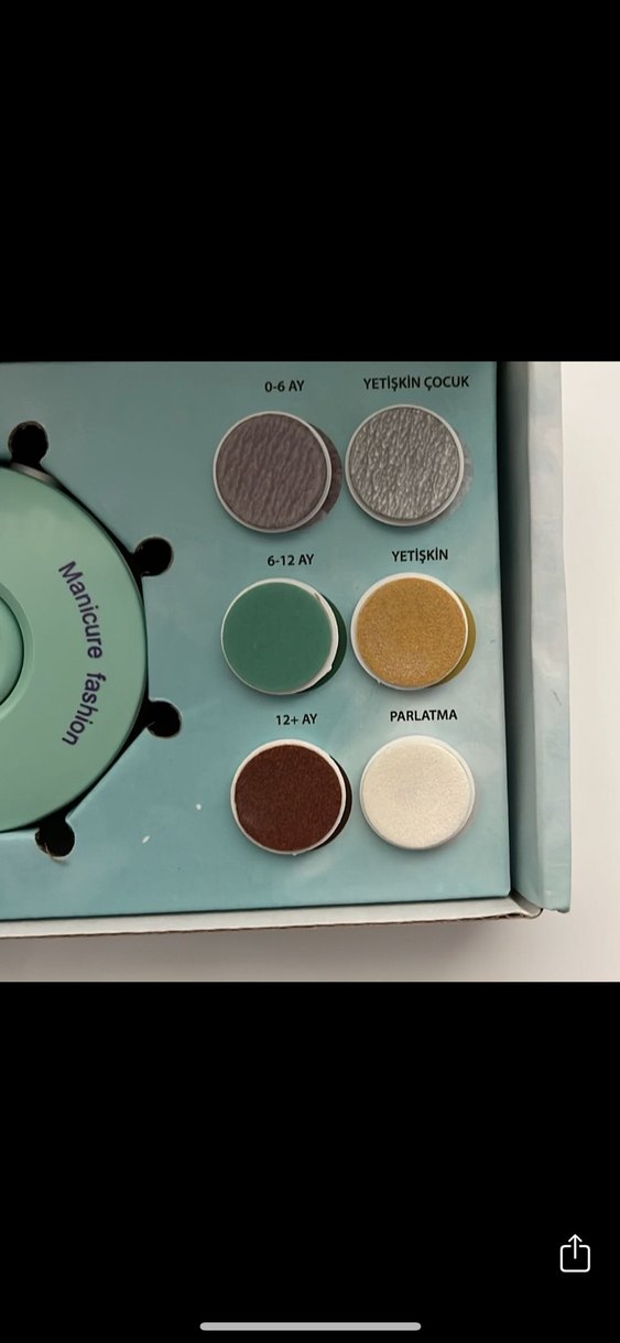 Elektrikli Manikür Seti - Bebek ve Çocuklar İçin - Görsel 3