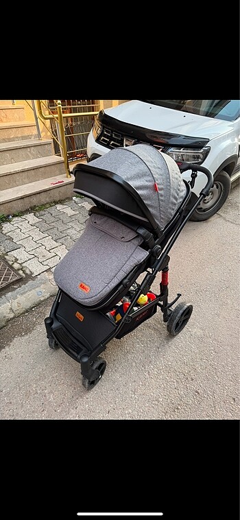 Diğer Beden gri Renk Kanz D GO travel sistem bebek arabası