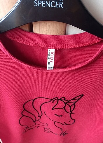 10 Yaş Beden kırmızı Renk Defacto kids sweatshirt