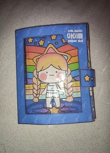 Kız doll squıshy kağıt oyuncak 