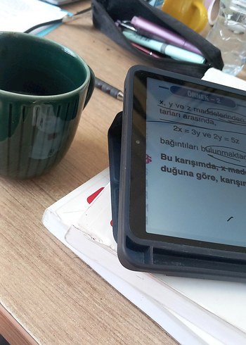 Beden Renk Siyah Tablet kılıfı standli