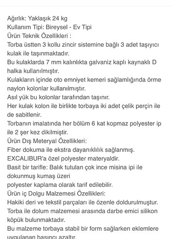 Zincir Detaylı Siyah Deri Boks Torbası - Görsel 3