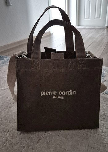 Kahverengi Süet Pierre Cardin Kadın Çanta